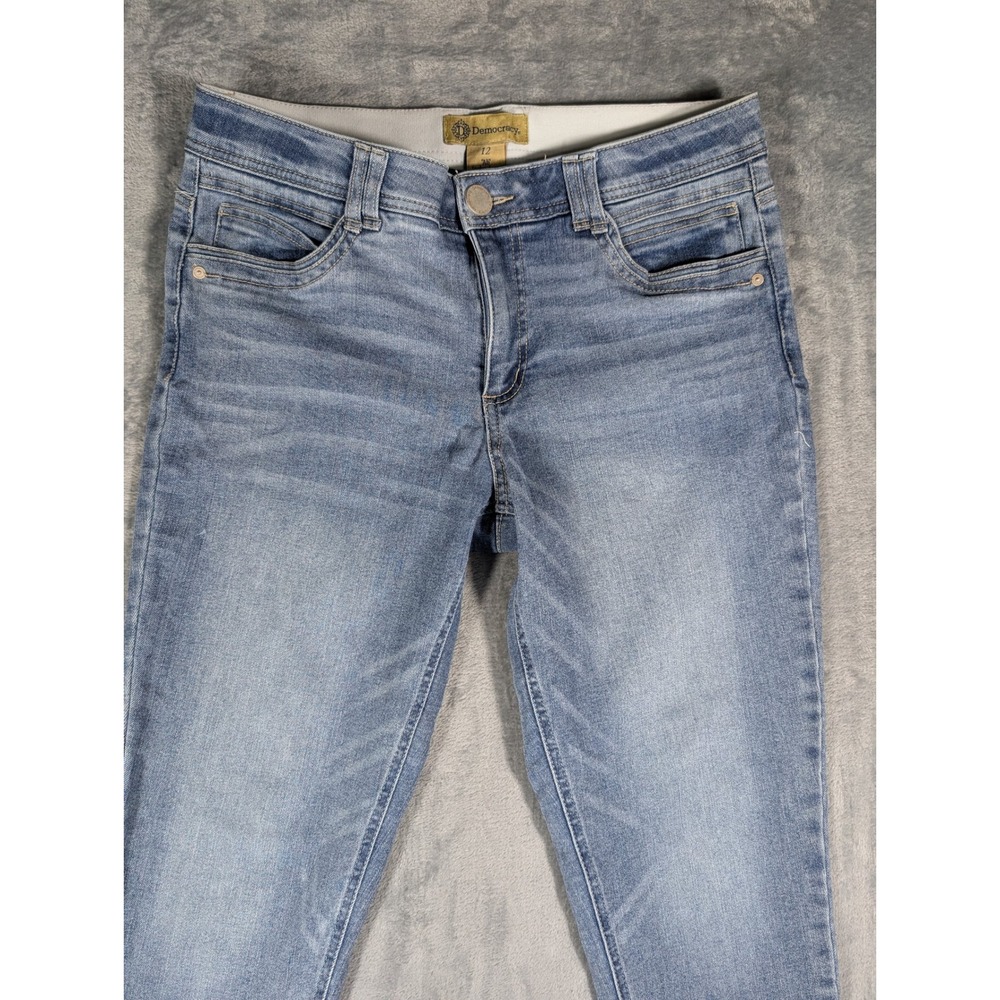 Democracy Ab!solution Women's Size 12 Skinny Jeans Blue Medium Wash Stretch - Picture 5 of 12